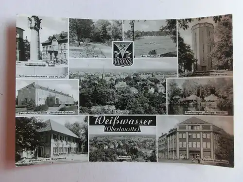 Alte AK Weisswasser Oberlausitz Mehrbildkarte [C1072]