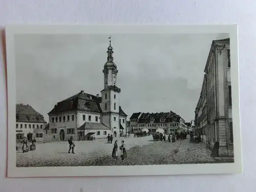 Alte AK 600 Jahre Stadt Oelsnitz Rathaus [C1103]