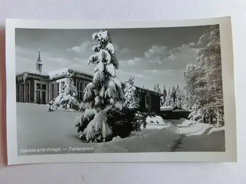 Alte AK Fotokarte Carolagrün Vogtland  [C1118]