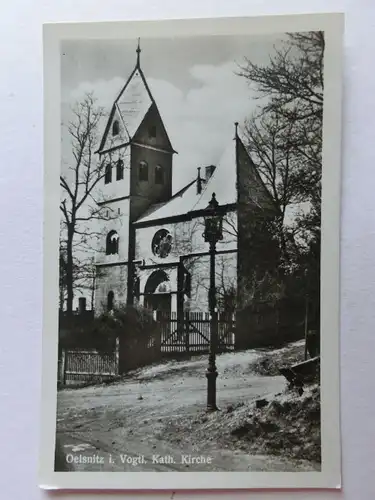 Alte AK Oelsnitz Kath. Kirche [C1132]