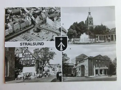 Alte AK Stralsund Mehrbildkarte [C1141]