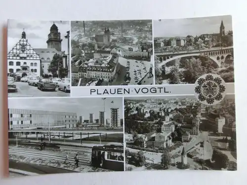 Alte AK Plauen Vogtland Mehrbildkarte [C1144]