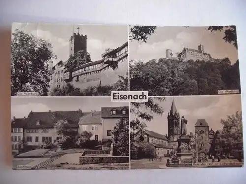 Alte AK Eisenach Mehrbildkarte [aG371]