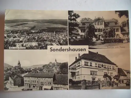 Alte AK Sonderhausen Mehrbildkarte [aG387]