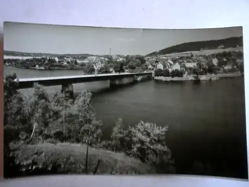 Alte AK Saalburg am Stausee Bleilochsperre [aG450]