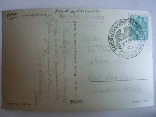 Alte AK Geising Erzgebirge [aG460]