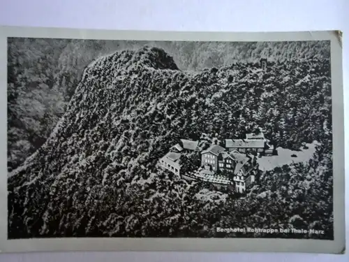 Alte AK Thale Berghotel Roßtrappe [aG497]