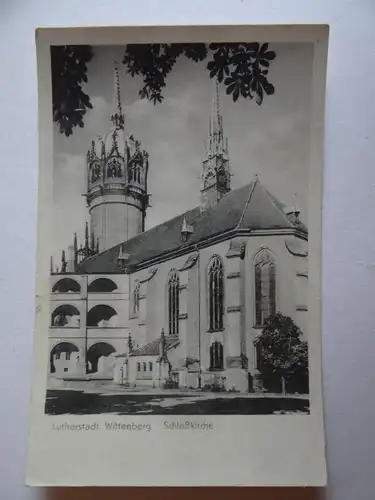 Alte AK Wittenberg Schloßkirche [aG503]
