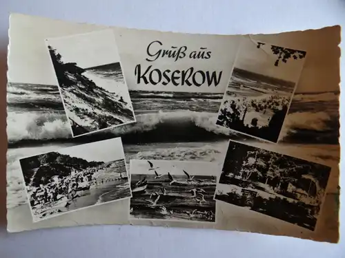 Alte AK Koserow Mehrbildkarte [aG507]