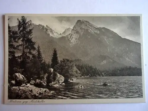 Alte AK Berchtesgaden Hintersee g. Hochkalter [aG590]