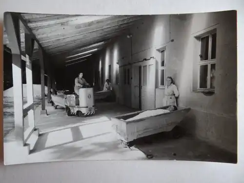 Alte AK Fotokarte Unbekannter Ort Sanatorium [aG515]