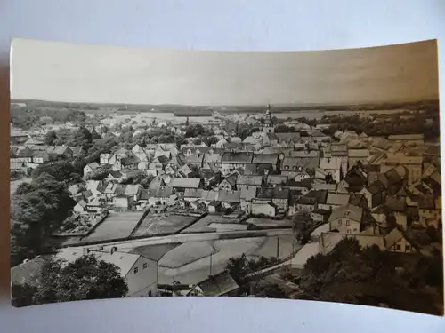 Alte AK Belzig Blick von der Burg [aG539]