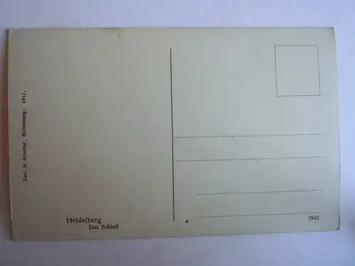 Alte AK Heidelberg Altes Schloß um 1925 [aG566]