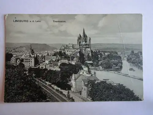 Alte AK Limburg Lahn (mit Knickfalte) [aG572]