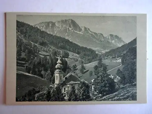 Alte AK Berchtesgaden Kirche Maria Gern  [aG588]