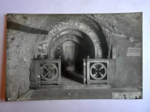Alte AK Foto Salz-Grotte Salzgrotte [aG609]