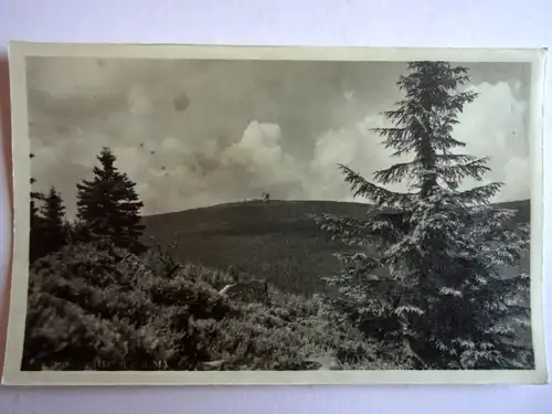 Alte AK Fotokarte Brocken im Harz  [aG620]