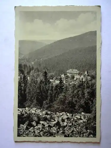 Alte AK Bärenfels Partie Hotel Kaiserhof Erzgebirge [aG629]