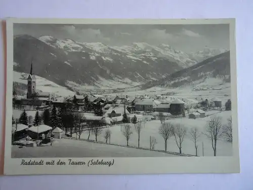 Alte AK Radstadt mit den Tauern Salzburg [aG632]
