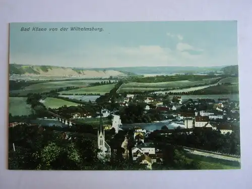 Alte AK Bad Kösen von der Wilhelmsburg um 1920 [aG644]