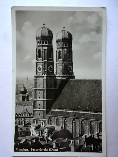 Alte AK München Frauenkirche [aG650]