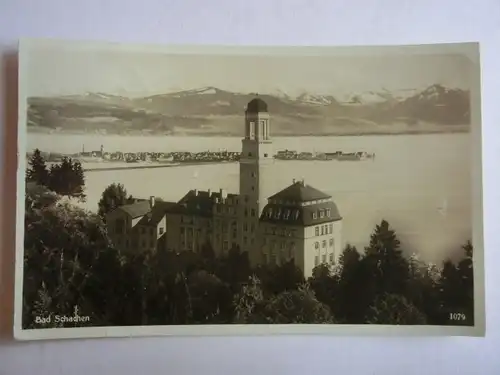Alte AK Bodensee Bad Schachen [aG734]