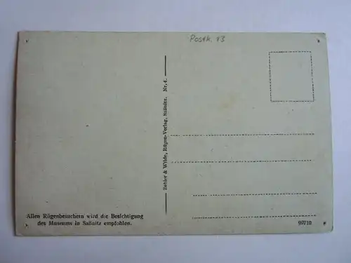 Alte AK Rügen Hertha See Stubbenkammer um 1925 [aG770]