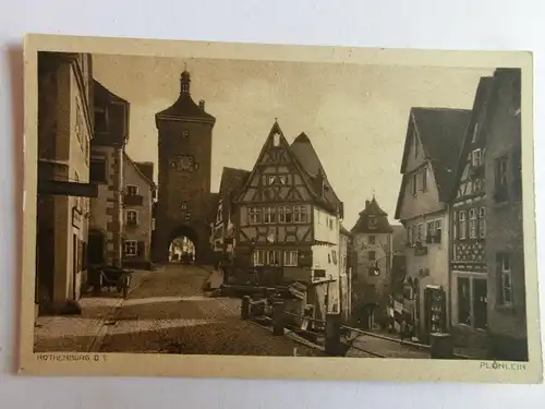 Alte AK Rothenburg Plölein [aH1017]