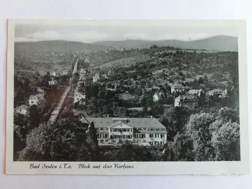 Alte AK Bad Soden Taunus Kurhaus [aH759]