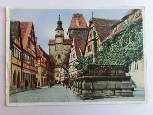 Alte AK Rothenburg Tauber Markusturm [aH803]