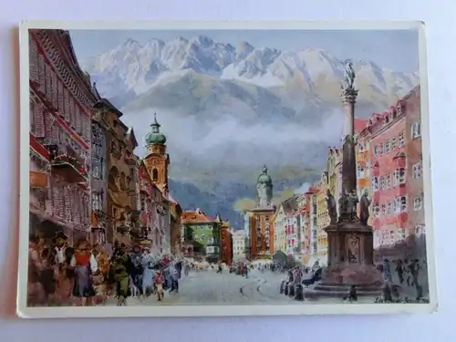 Alte AK Gemäldekarte Innsbruck Edo v. Handel Mazzetti [aH808]