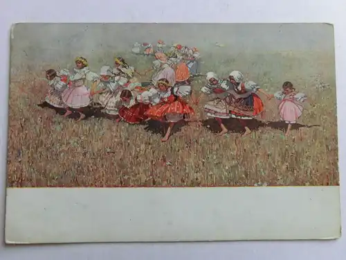 Alte AK Gemäldekarte Joza Uprka um 1920 [aH237]