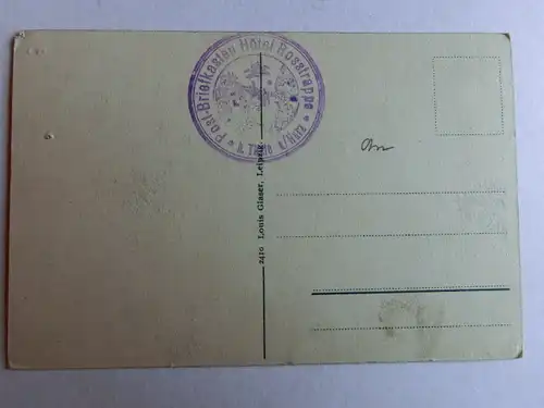 Alte AK Bodetal Harz Heuscheune Bodeschleife um 1920 (m. Löchlein) [aH371]