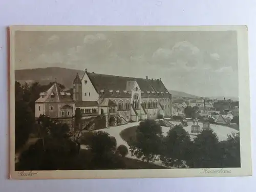 Alte AK Goslar Kaiserhaus um 1940 [aH375]
