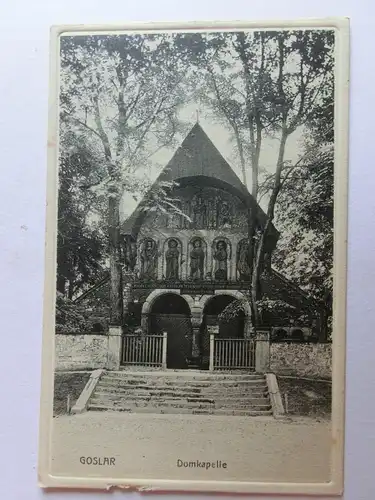 Alte AK Goslar Domkapelle um 1930 [aH376]