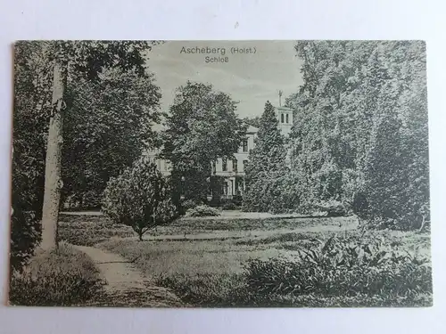 Alte AK Ascheberg Schloß  Holstein 1926 [aH382]