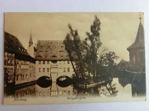 Alte AK Nürnberg Heiliggeist Spital  um 1900 [aH389]