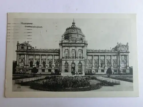 Alte AK Hannover Provinzialmuseum 1919 [aH411]