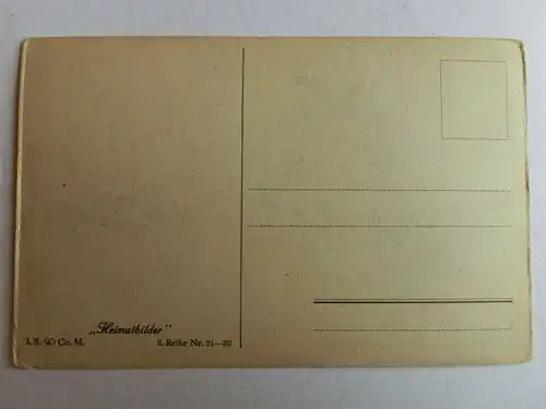 Alte AK Naturfotografie  G. Röckenwagner Schnee Bach Bäume [aH443]