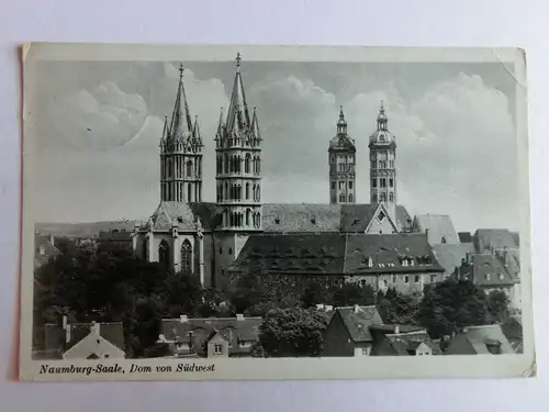 Alte AK Naumburg Saale Dom von Südwest [aH469]