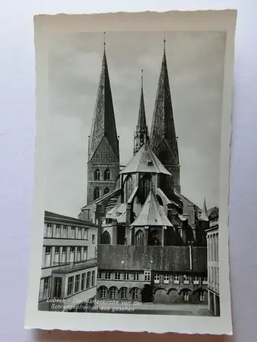 Alte AK Lübeck Marienkirche  [aH471]