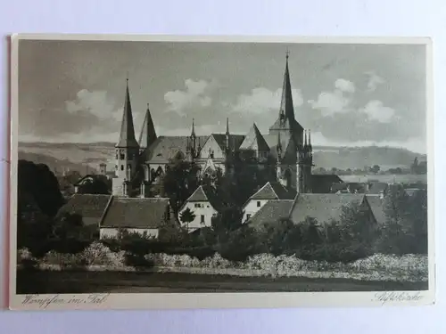 Alte AK Wimpfen im Tal Stiftskirche [aH479]