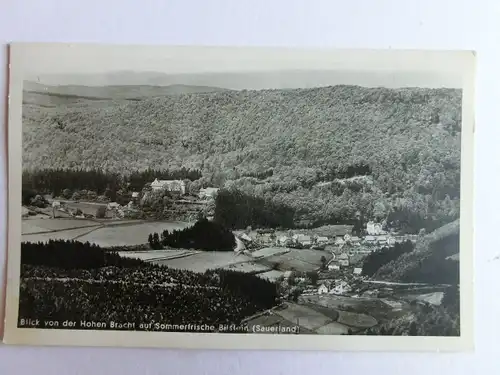 Alte AK Bilstein Sauerland Lennestadt Blick v. Hohen Bracht [aH492]