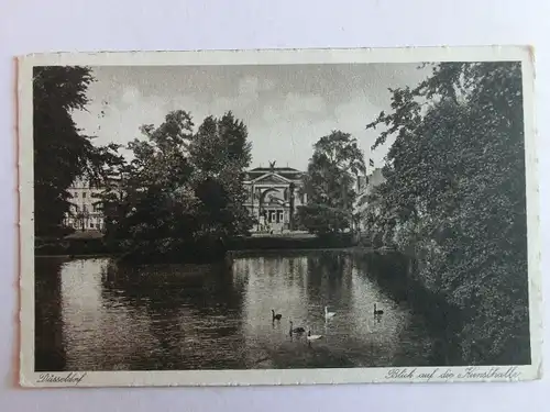 Alte AK Düsseldorf Kunsthalle 1926 [aH608]