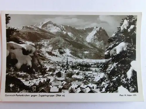 Alte AK Garmisch Partenkirchen Zugspitze [aH633]