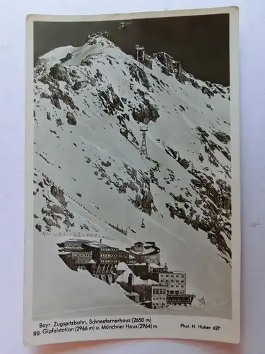 Alte AK Garmisch Partenkirchen Zugspitzbahn  [aH634]