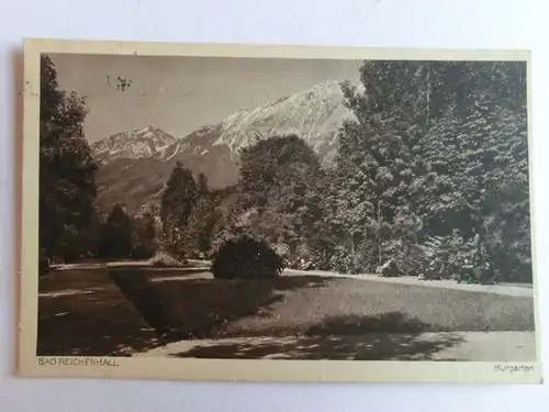 Alte AK Bad Reichenhall Kurgarten [aH736]