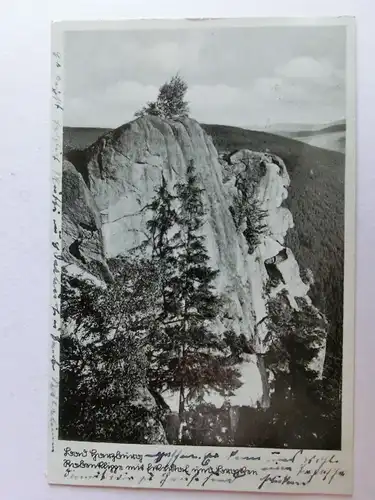 Alte AK Bad Harzburg Rabenklippe [aH746]