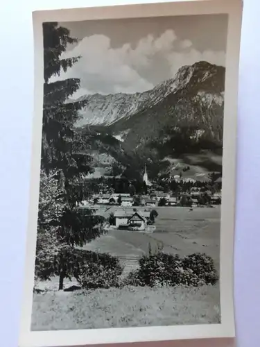 Alte AK Fotokarte Unbekannter Ort Allgäu Alpen Berg [aH704]
