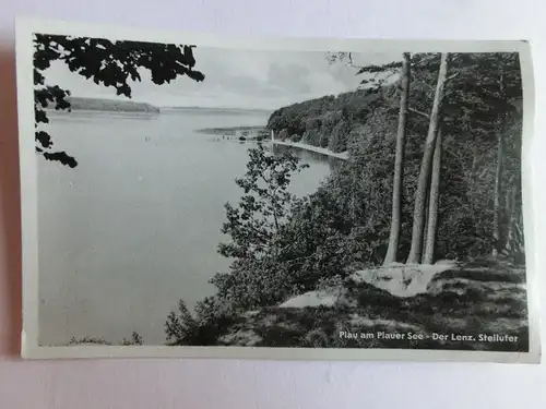 Alte AK Plau am Plauer See Der Lenz Steilufer [aJ895]